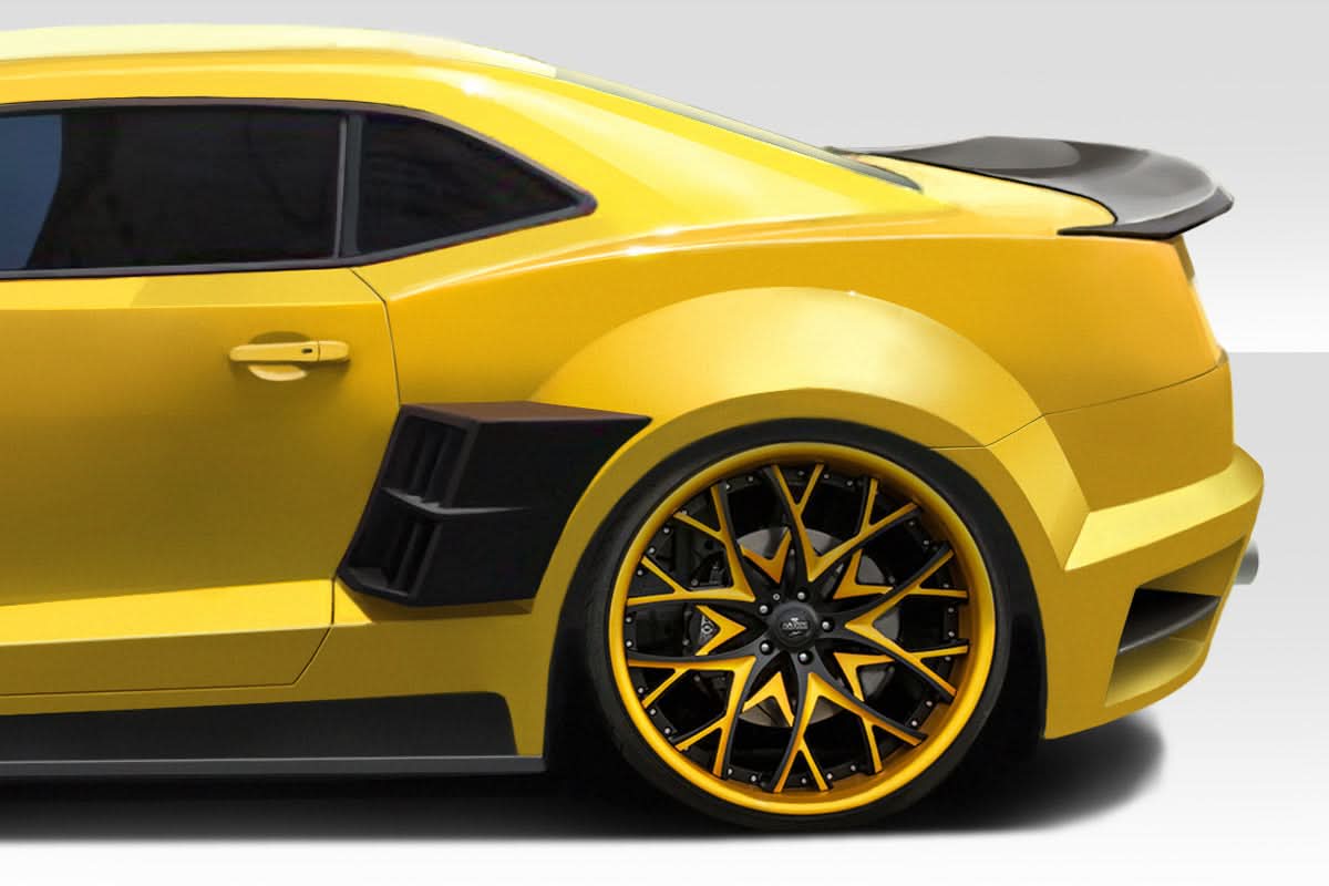 2010-2013 Chevrolet Camaro CCG Style Wide Body Rear Fender Flares - FRP