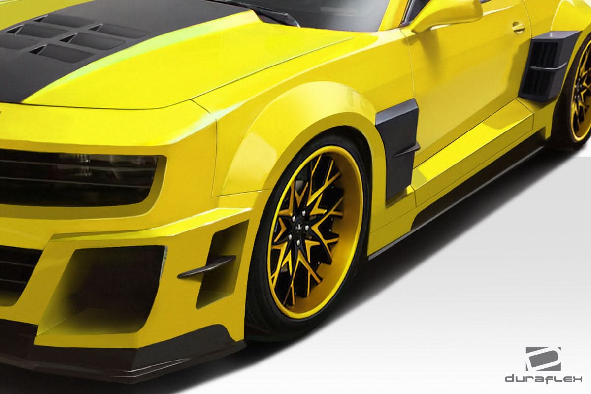 2010-2013 Chevrolet Camaro CCG Widebody Style Front Fender Vents - FRP