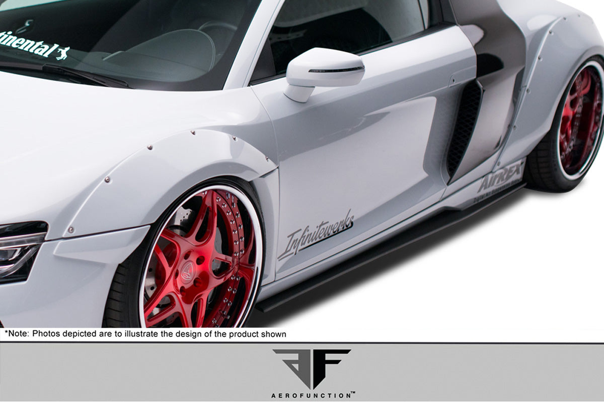 2008-2015 Audi R8 T42 AF Signature Series Side Skirts ( GFK ) - 2 Piece