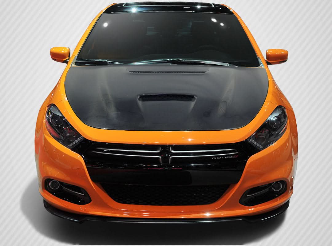 2013-2016 Dodge Dart MP-R Style Hood - Carbon Fiber