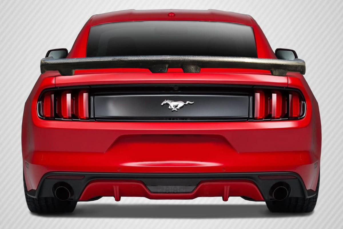 2015-2023 Ford Mustang CVX Style Wing Spoiler - Carbon Fiber