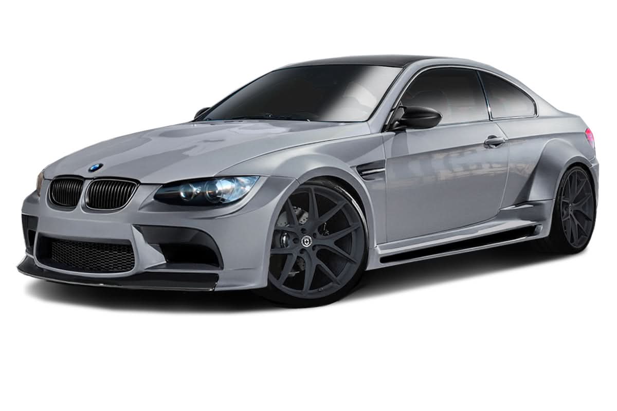 2008-2013 BMW M3 E92 AF-5 Style Wide Body Kit - FRP