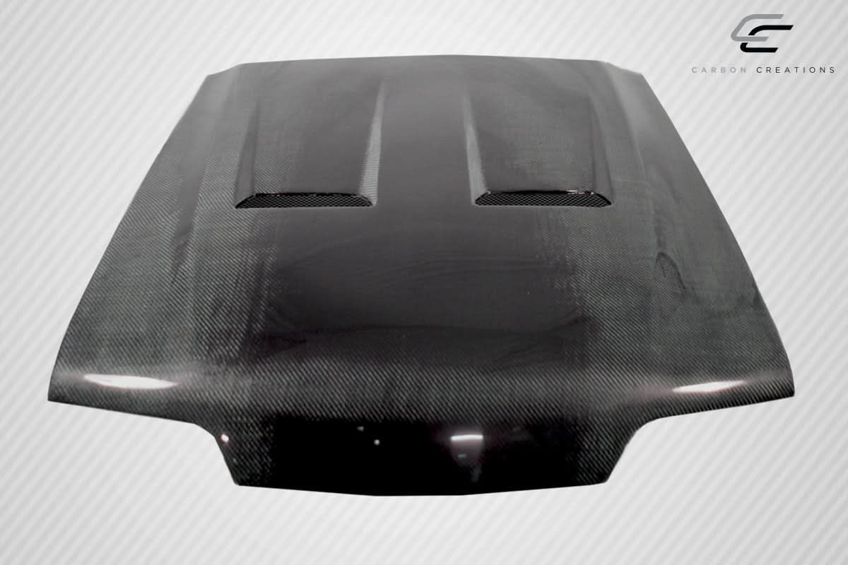 1987-1993 Ford Mustang Heat Extractor Hood - Carbon Fiber