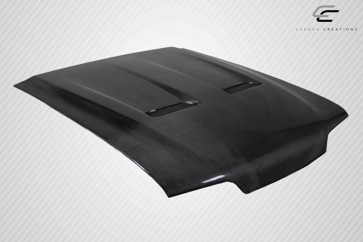 1987-1993 Ford Mustang Heat Extractor Hood - Carbon Fiber