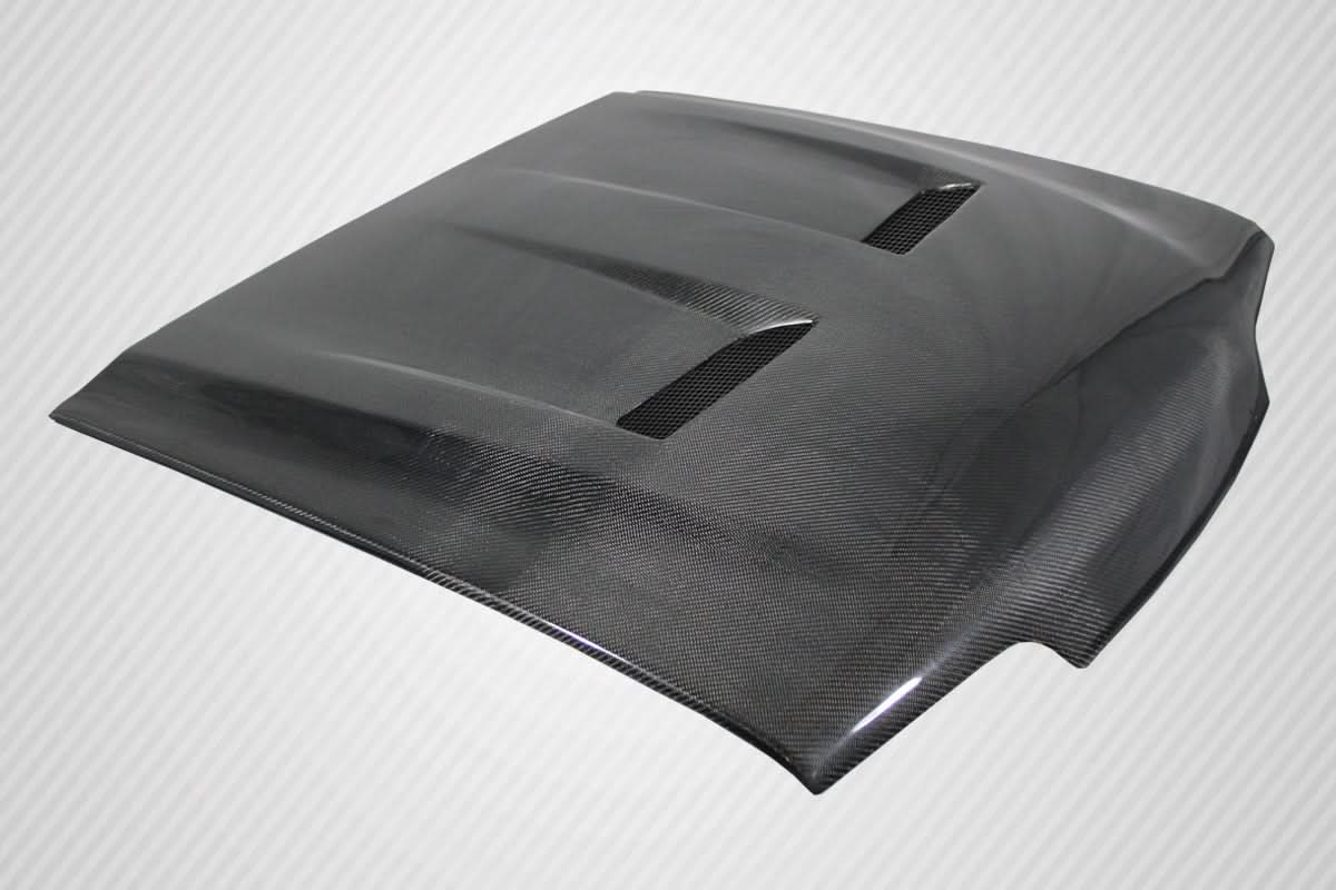 1987-1993 Ford Mustang Heat Extractor Hood - Carbon Fiber