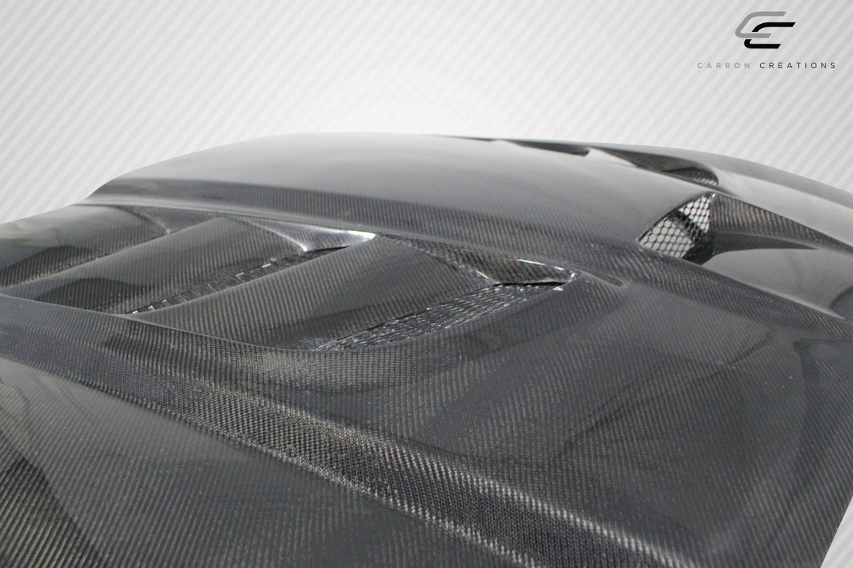2011-2014 Dodge Charger Viper Look Hood - Carbon Fiber