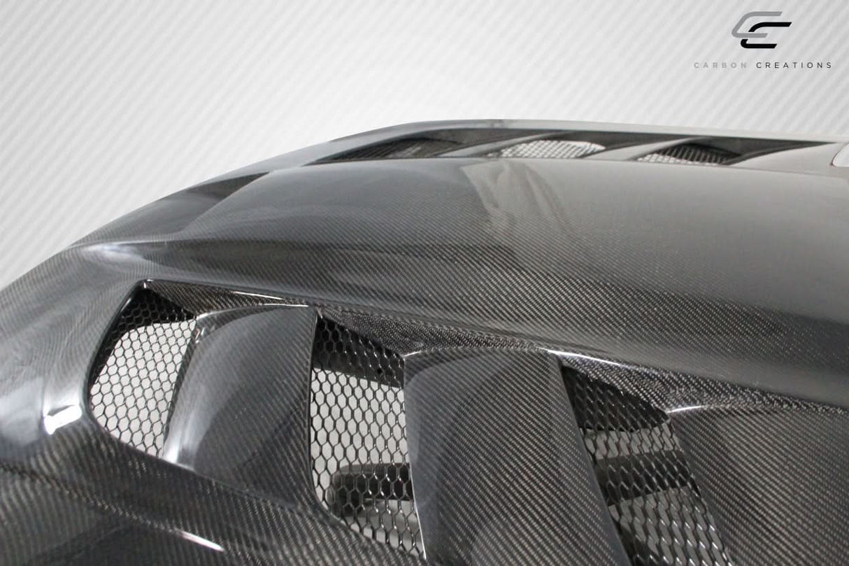 2005-2010 Jeep Grand Cherokee Viper Look Hood - Dry Carbon