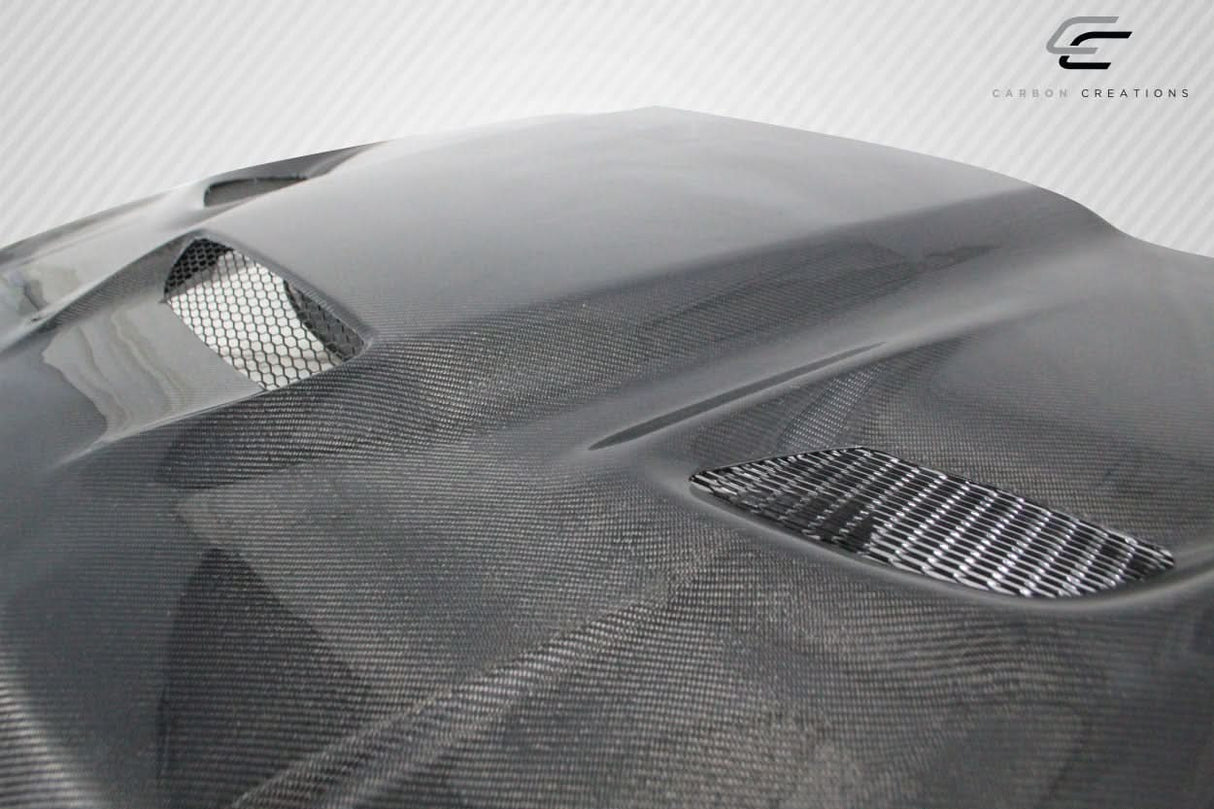 2005-2010 Jeep Grand Cherokee Hellcat Look Hood - Carbon Fiber