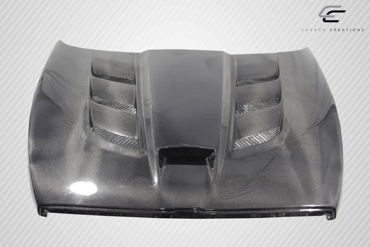 1994-2001 Dodge Ram Carbon Creations DriTech Viper Look Hood - 1 Piece