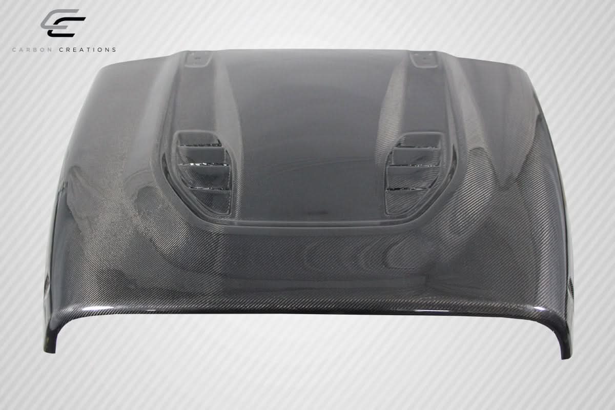 1997-2006 Jeep Wrangler DriTech Power Dome Style Hood - Carbon Fiber