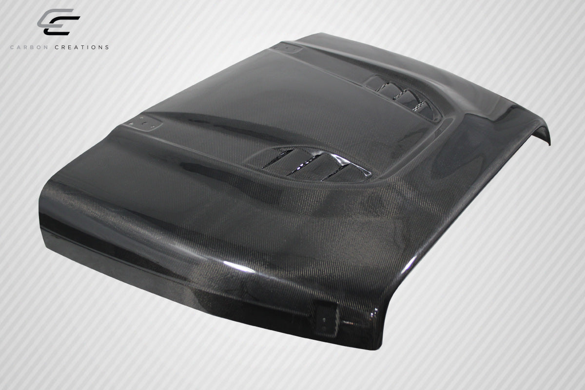 1997-2006 Jeep Wrangler Carbon Creations DriTech Power Dome Hood - 1 Piece