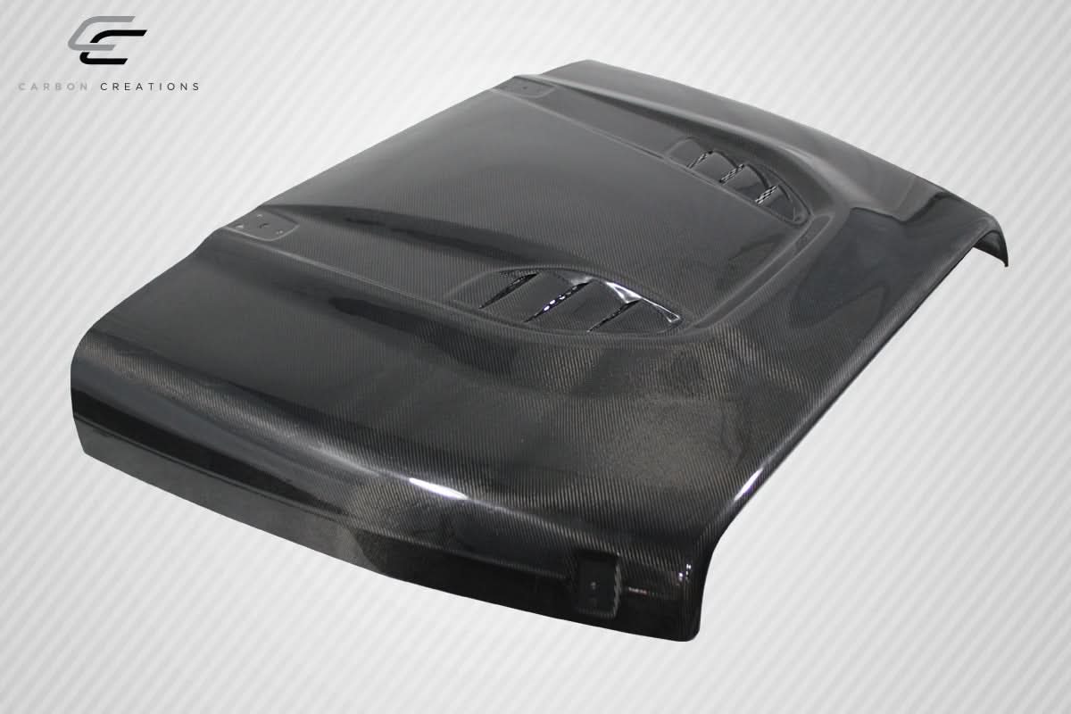 1997-2006 Jeep Wrangler DriTech Power Dome Style Hood - Carbon Fiber