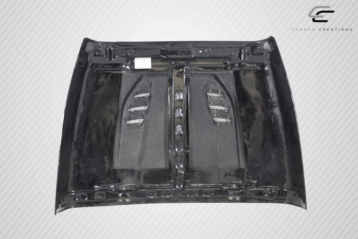 1997-2006 Jeep Wrangler DriTech Power Dome Style Hood - Carbon Fiber