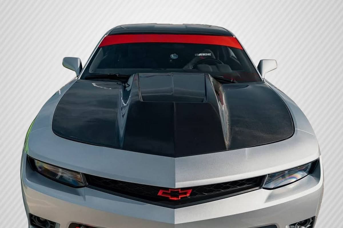 2010-2015 Chevrolet Camaro Circuit Style Hood - Carbon Fiber