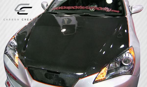 2010-2012 Hyundai Genesis Coupe OEM Look Hood - Carbon Fiber