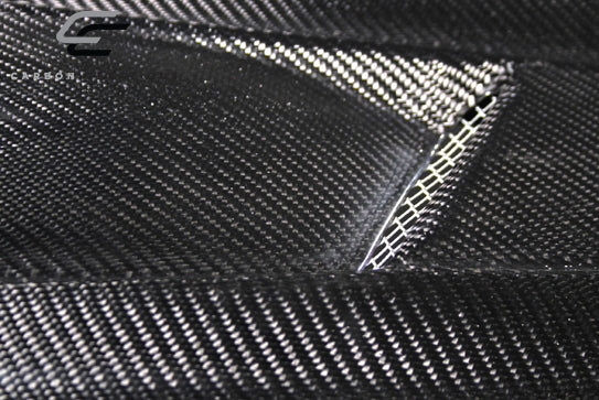 2005-2013 Chevrolet Corvette C6 H-Design Style Hood - Carbon Fiber