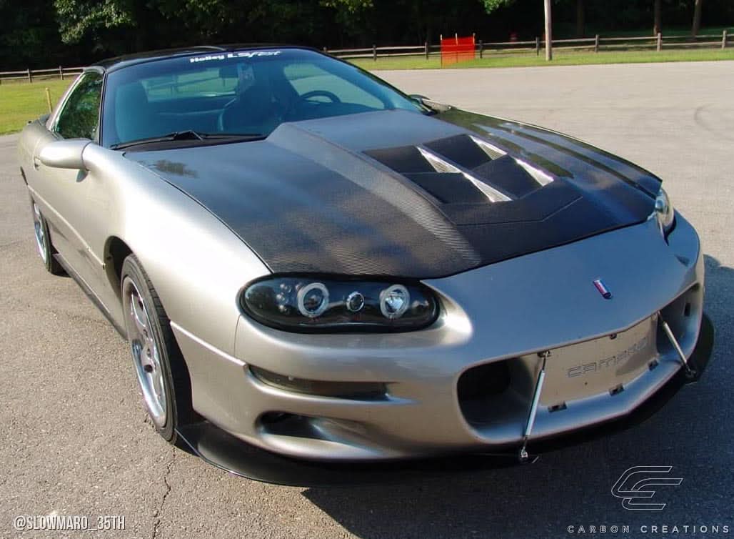 1998-2002 Chevrolet Camaro ZL1 Look Hood - Carbon Fiber