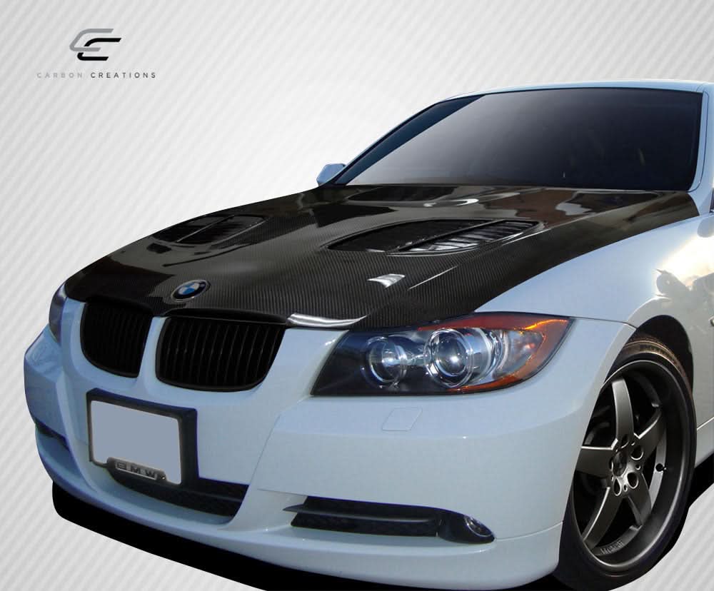 2006-2008 BMW 3 Series GTR 2 Style Hood - Carbon Fiber