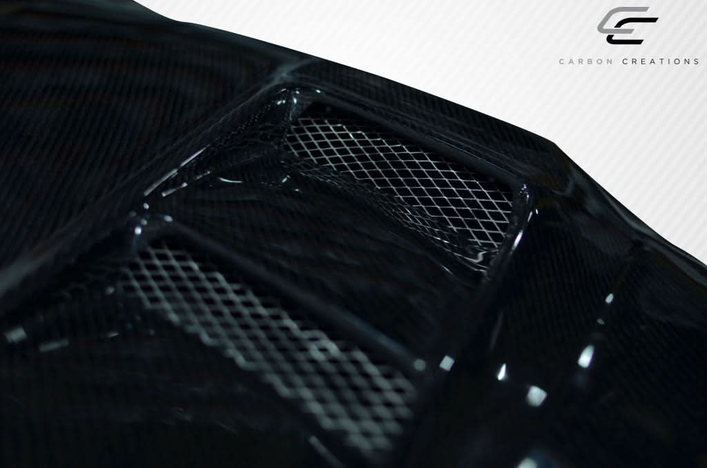 2010-2012 Hyundai Genesis Coupe RS-1 Style Hood - Carbon Fiber