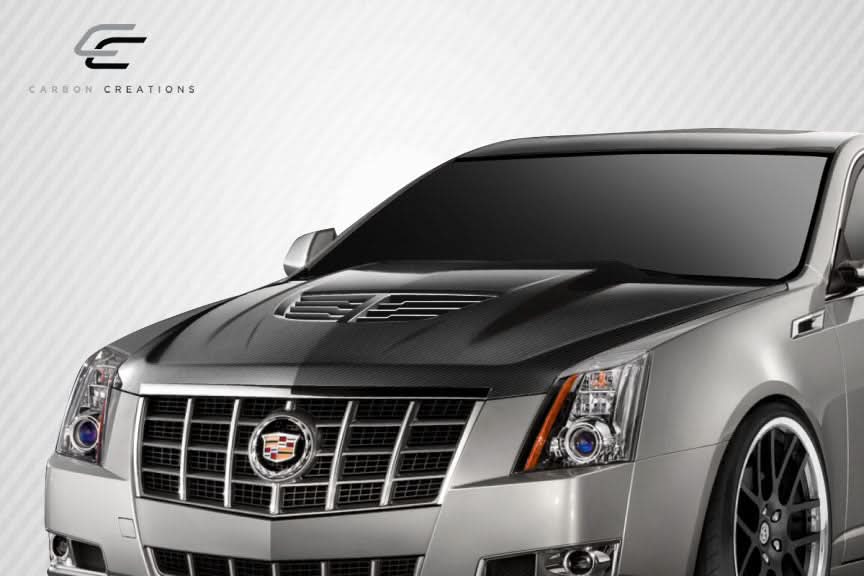 2009-2014 Cadillac CTS-V Stingray Z Style Hood - Carbon Fiber