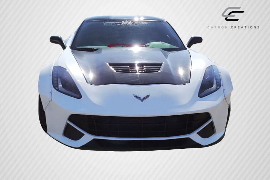 2014-2019 Chevrolet Corvette C7 Z06 Look Hood - Carbon Fiber