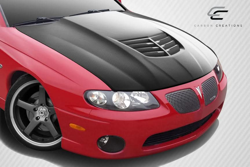 2004-2006 Pontiac GTO Stingray Z Style Hood - Carbon Fiber