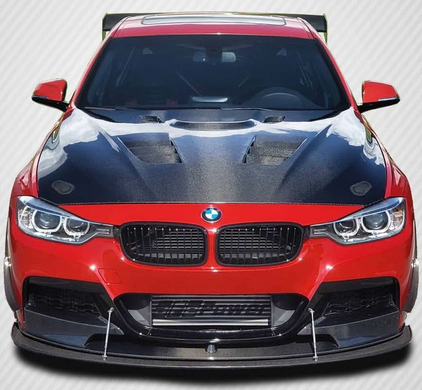 2012-2018 BMW F30 / 2014-2020 F32 Eros Version 1 Style Hood - Carbon