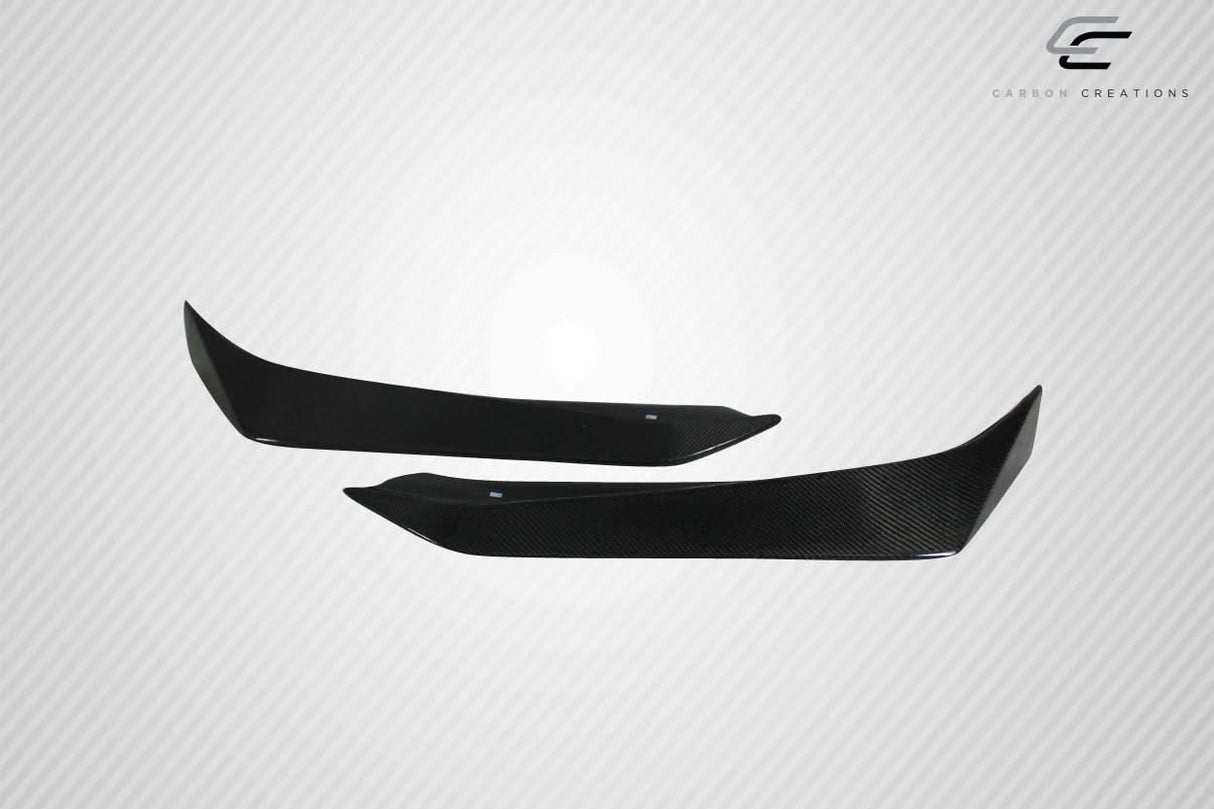 2016-2018 Chevrolet Camaro DriTech Grid Style Front Splitters - Carbon