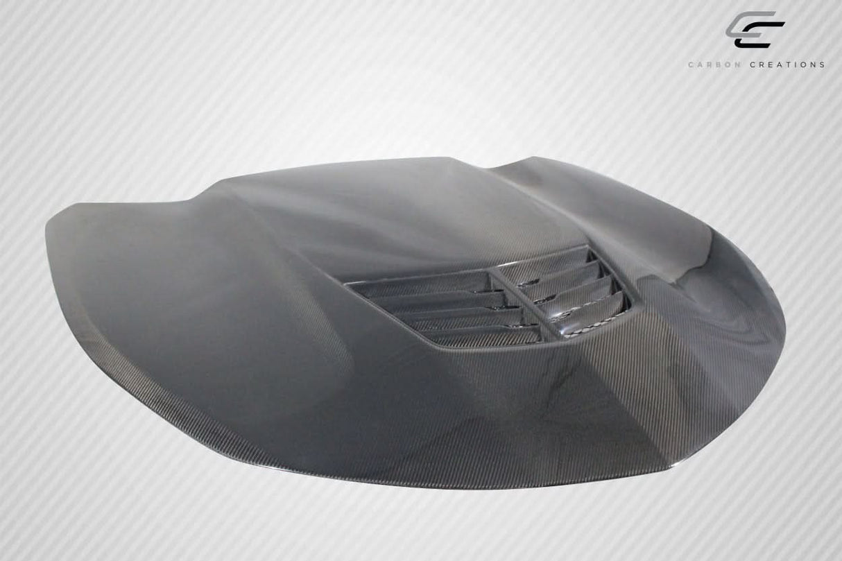 2016-2023 Chevrolet Camaro DriTech Grid Style Hood - Carbon Fiber
