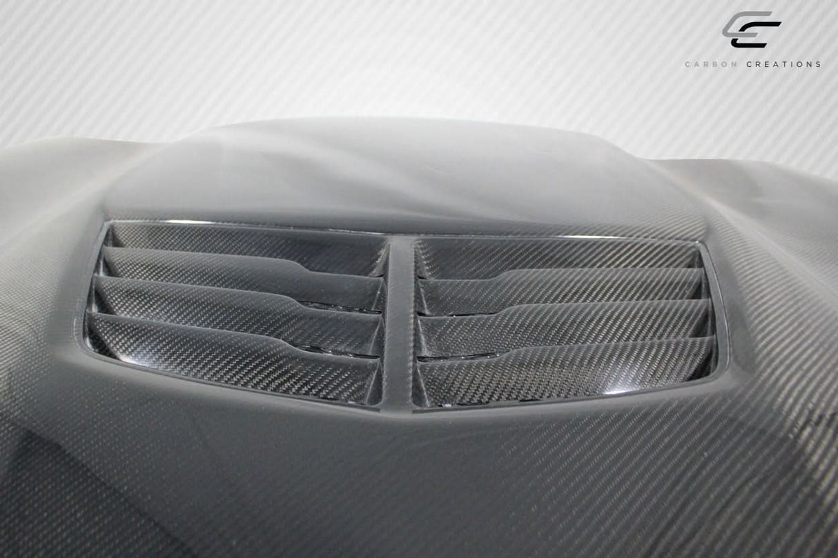 2016-2023 Chevrolet Camaro DriTech Grid Style Hood - Carbon Fiber