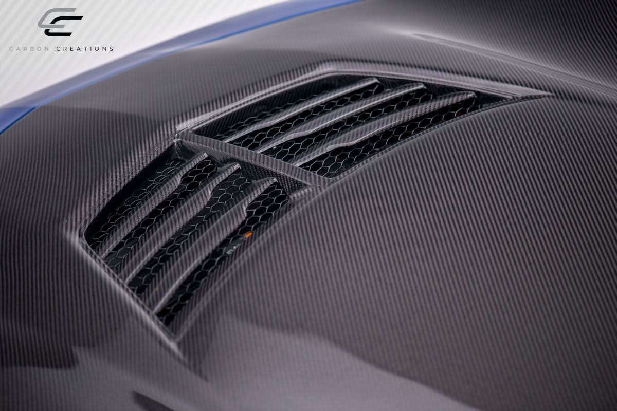 2016-2023 Chevrolet Camaro DriTech Grid Style Hood - Carbon Fiber