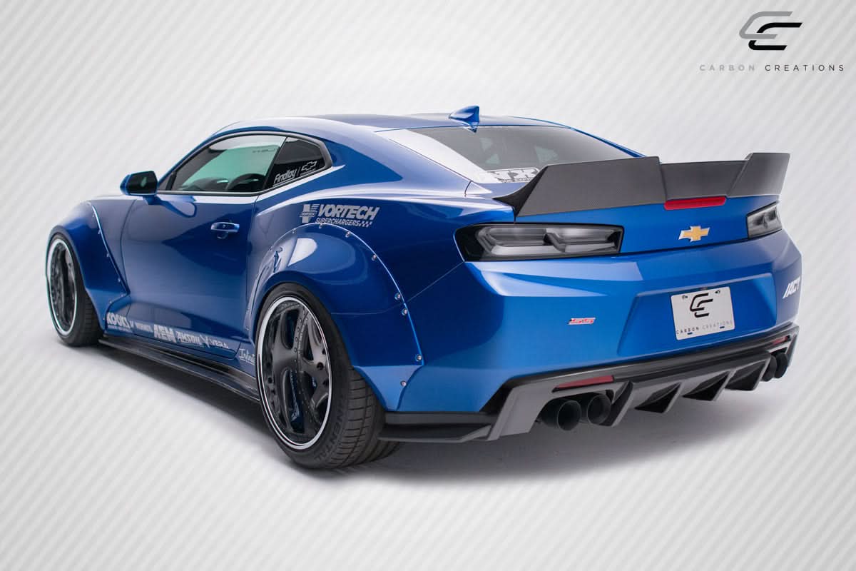 2016-2023 Chevrolet Camaro DriTech Grid Style Rear Wing Spoiler - Carbon Fiber