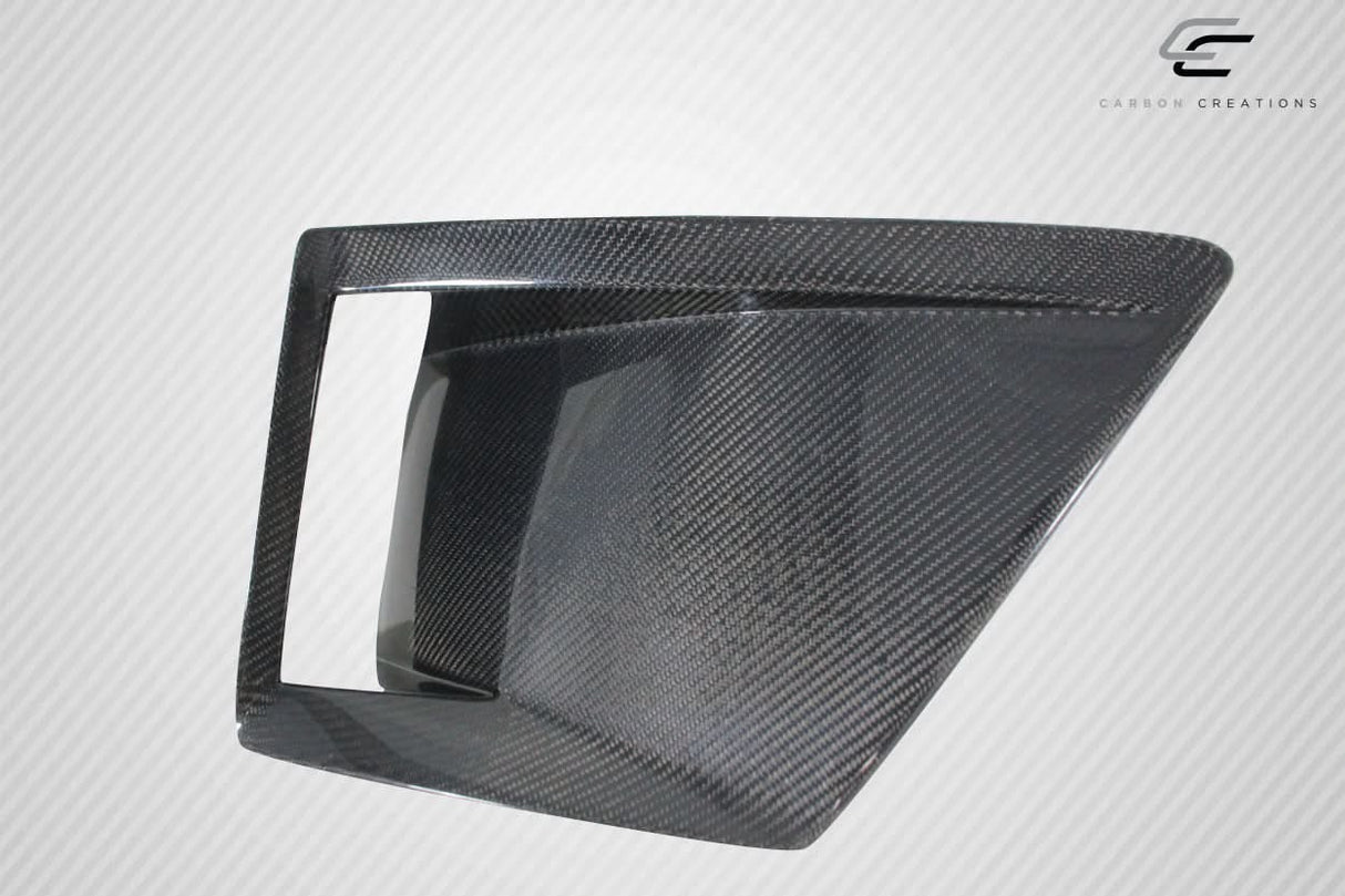 2016-2018 Chevrolet Camaro DriTech Grid Style Front Bumper Air Duct Extensions - Dry Carbon