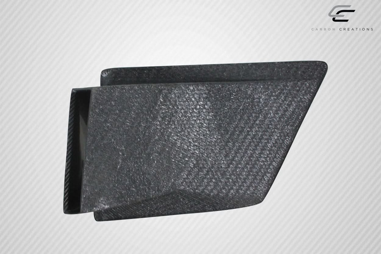 2016-2018 Chevrolet Camaro DriTech Grid Style Front Bumper Air Duct Extensions - Dry Carbon