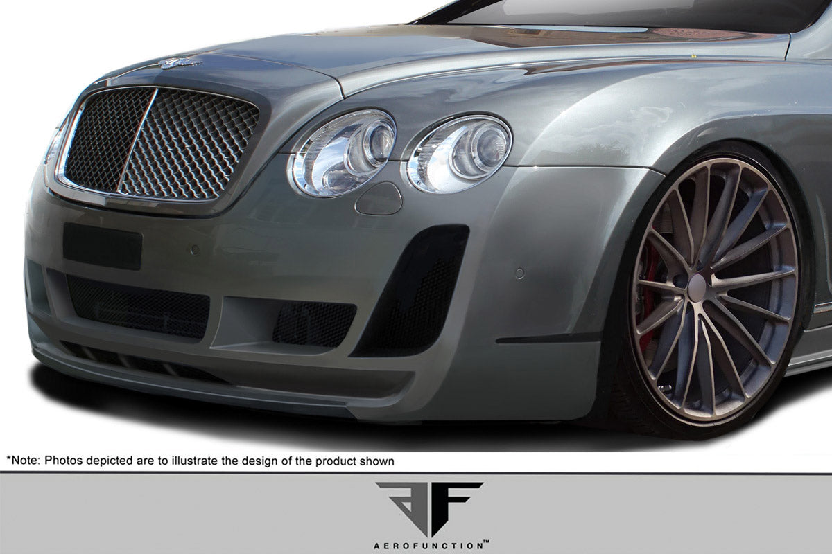 2003-2010 Bentley Continental GT GTC AF-2 Style Front Bumper - FRP