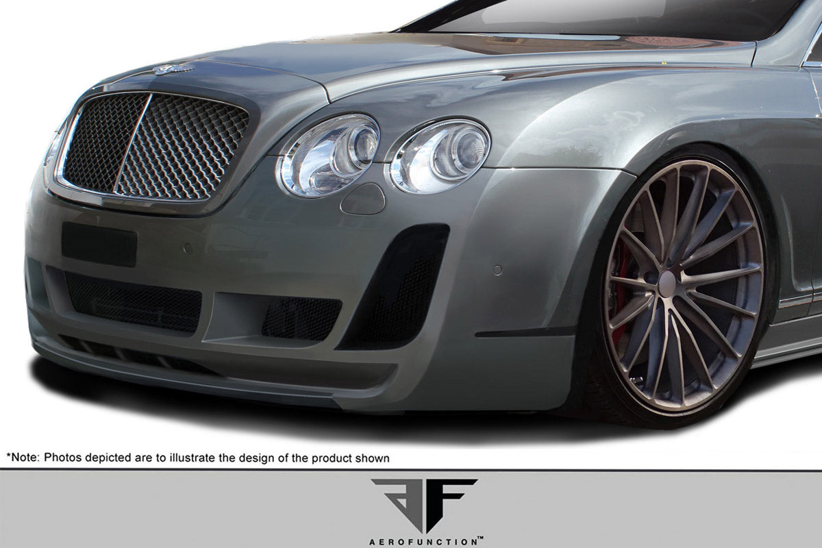 2003-2010 Bentley Continental GT GTC AF-2 Style Front Lip Spoiler - FRP