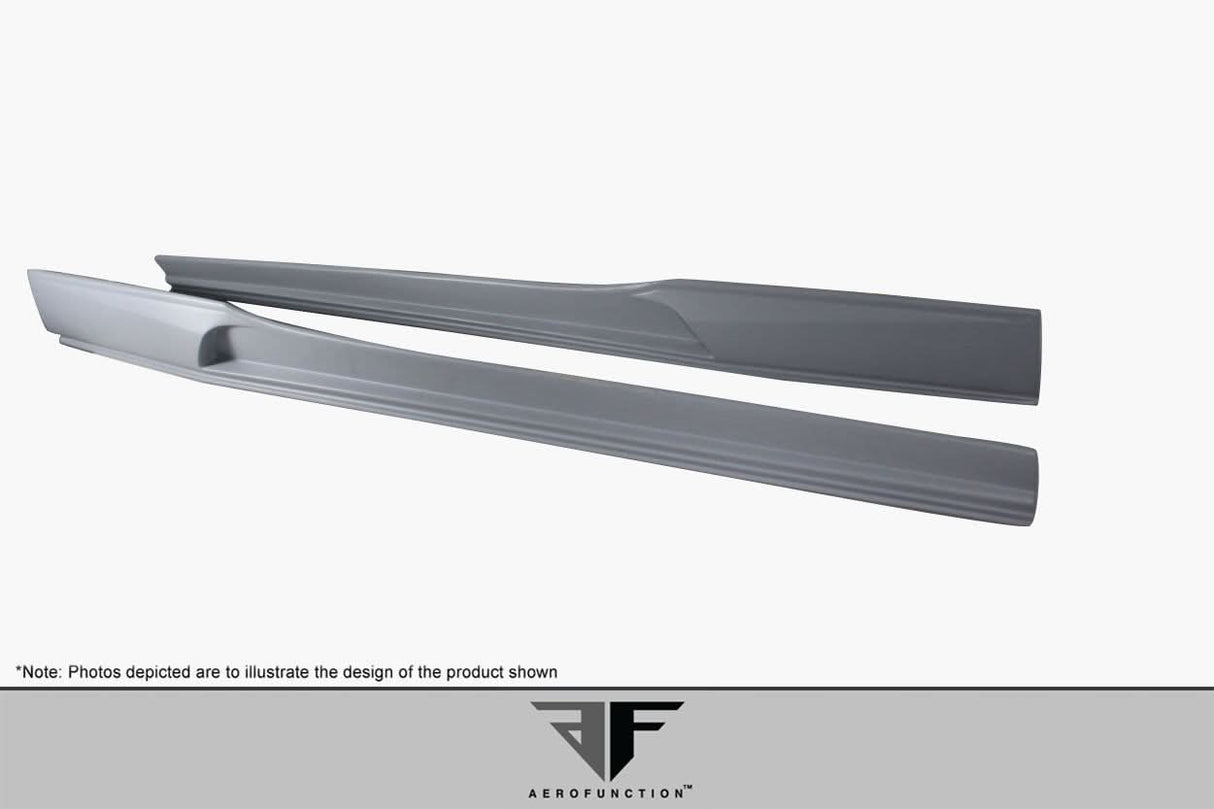 2003-2010 Bentley Continental GT GTC AF-2 Style Side Skirts - FRP