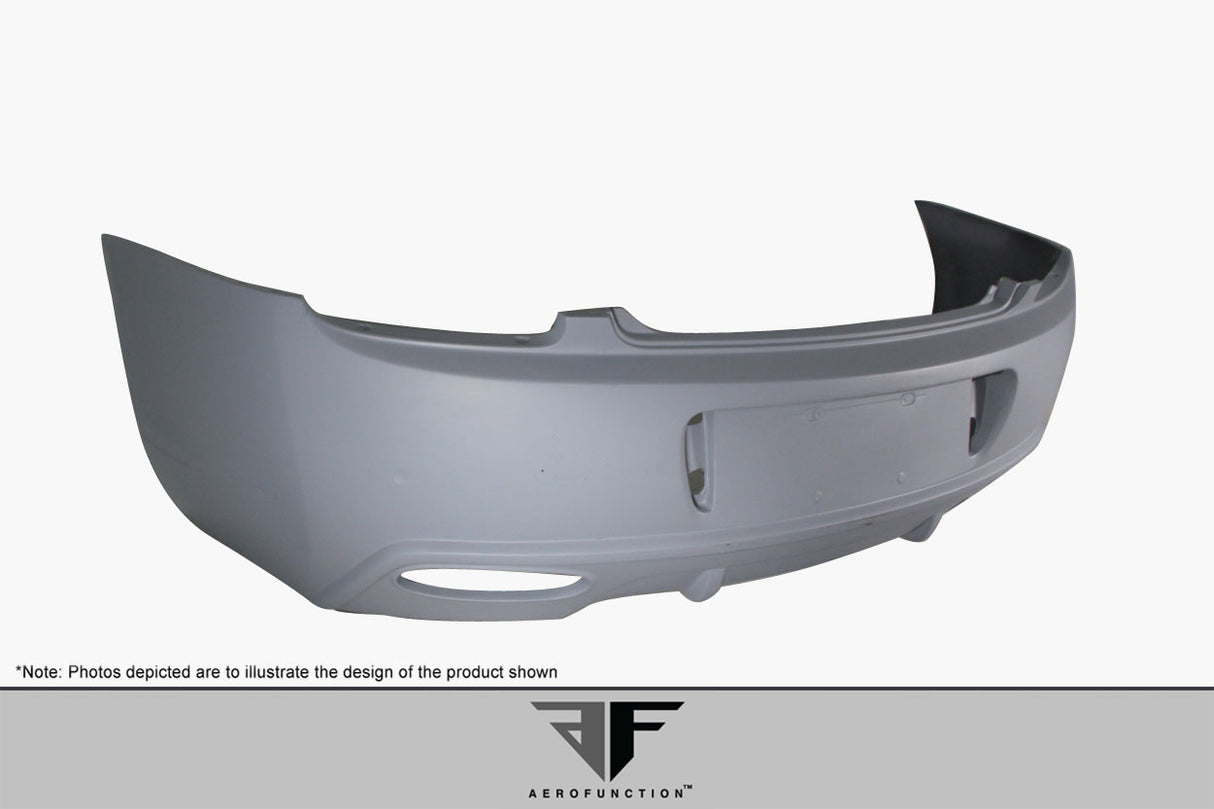 2003-2010 Bentley Continental GT GTC AF-2 Style Rear Bumper - FRP