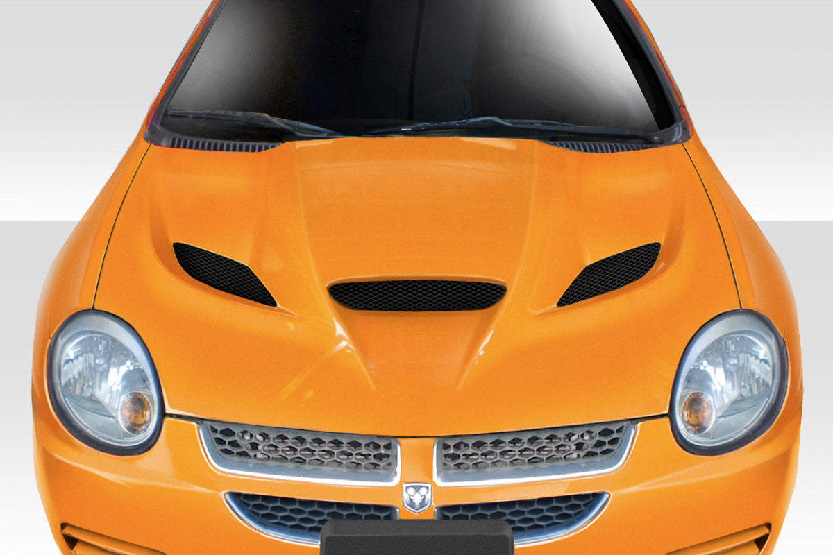 2000-2005 Dodge Neon Hellcat Look Hood - 1 Piece - FRP