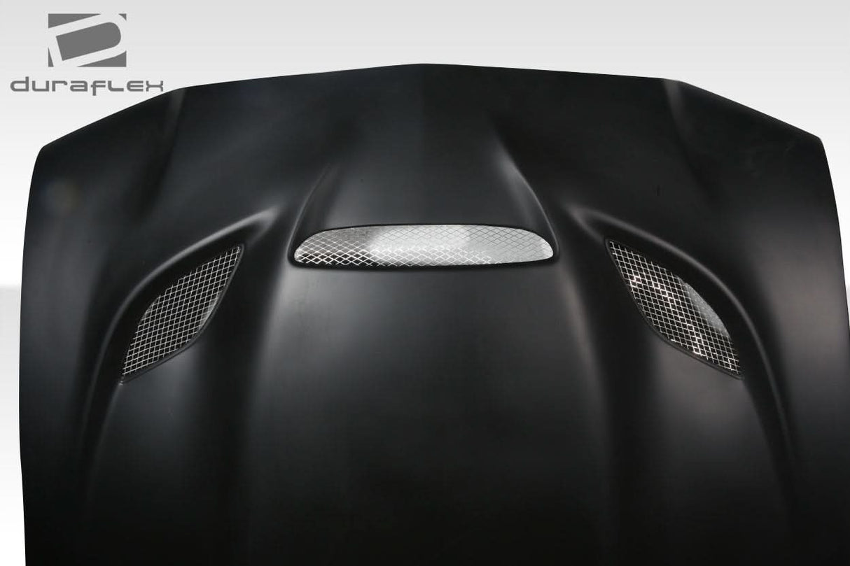2011-2014 Dodge Charger Hellcat Look Hood - 1 Piece - FRP