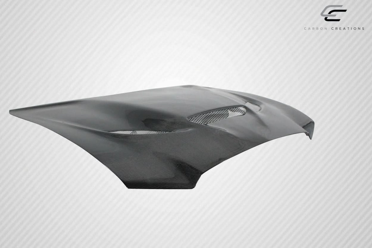 2011-2014 Dodge Charger Hellcat Look Hood - Carbon Fiber