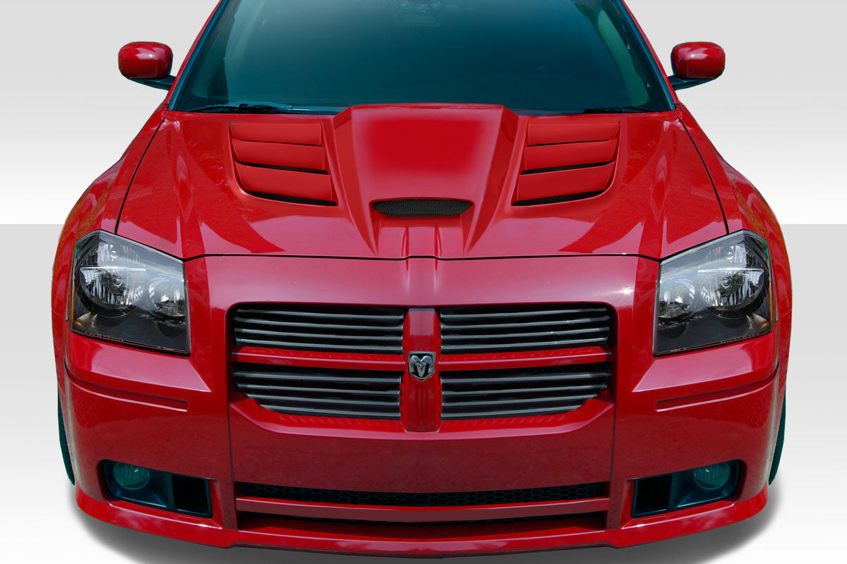 2005-2007 Dodge Magnum Viper Look Hood - 1 Piece - FRP