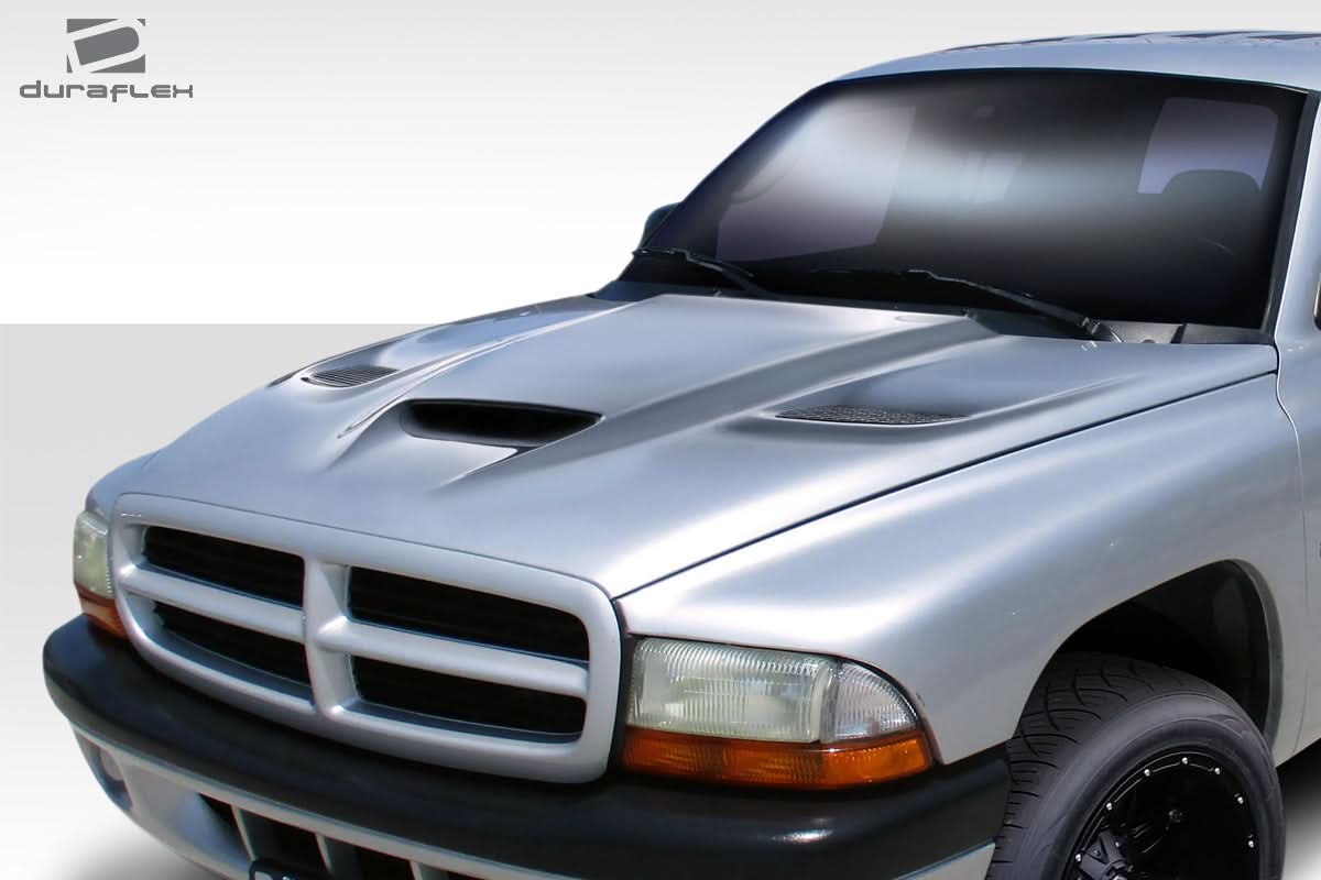 1997-2004 Dodge Dakota/1998-2003 Durango Hellcat Look Hood - FRP