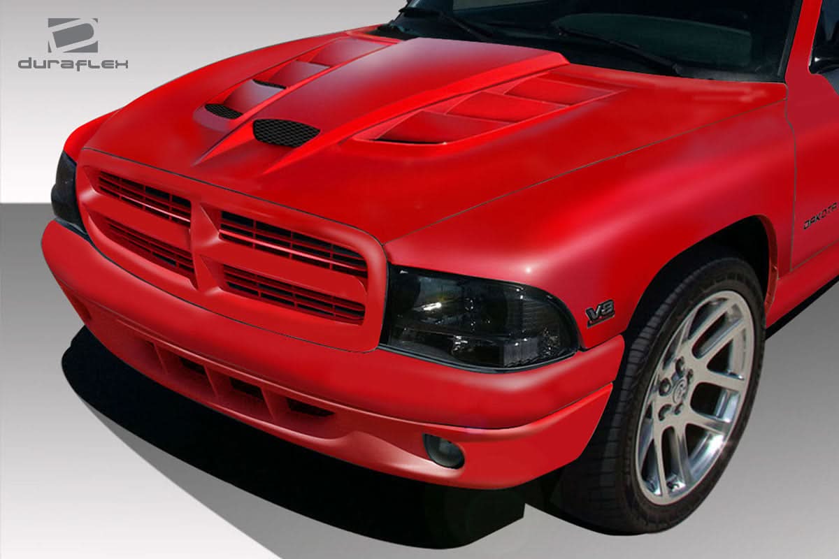 1997-2004 Dodge Dakota/1998-2003 Durango Viper Look Hood - FRP