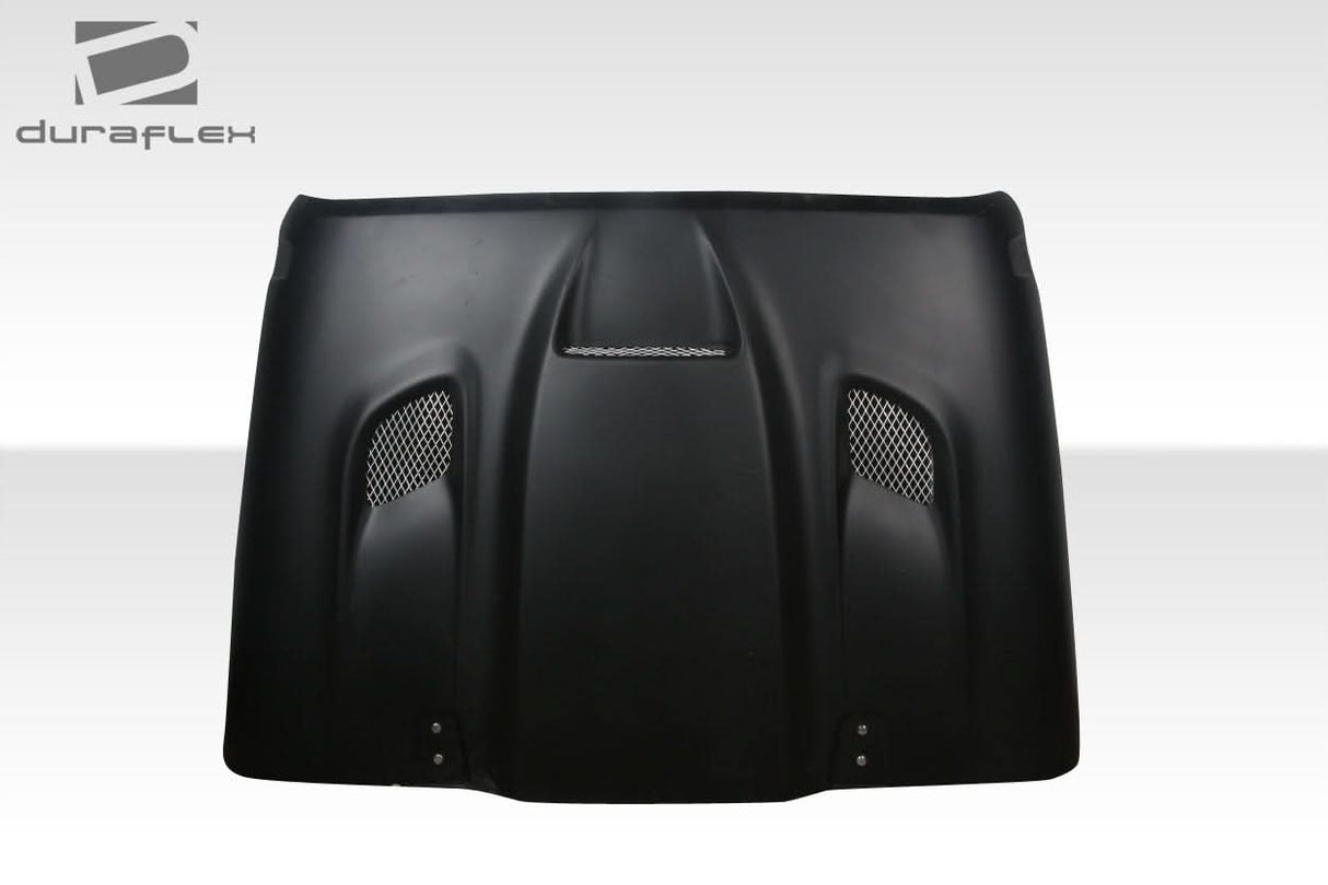 2007-2018 Jeep Wrangler Hellcat Look Hood - 1 Piece - FRP