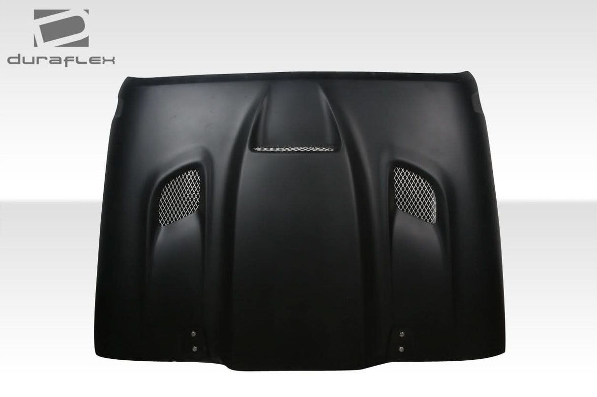 2007-2018 Jeep Wrangler Hellcat Look Hood - 1 Piece - FRP