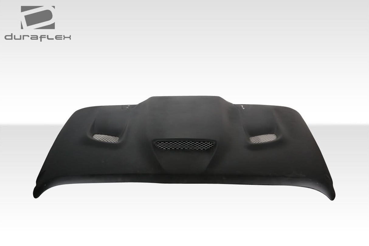 2007-2018 Jeep Wrangler Hellcat Look Hood - 1 Piece - FRP
