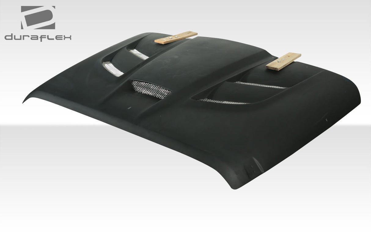 2007-2018 Jeep Wrangler Viper Look Hood - 1 Piece - FRP