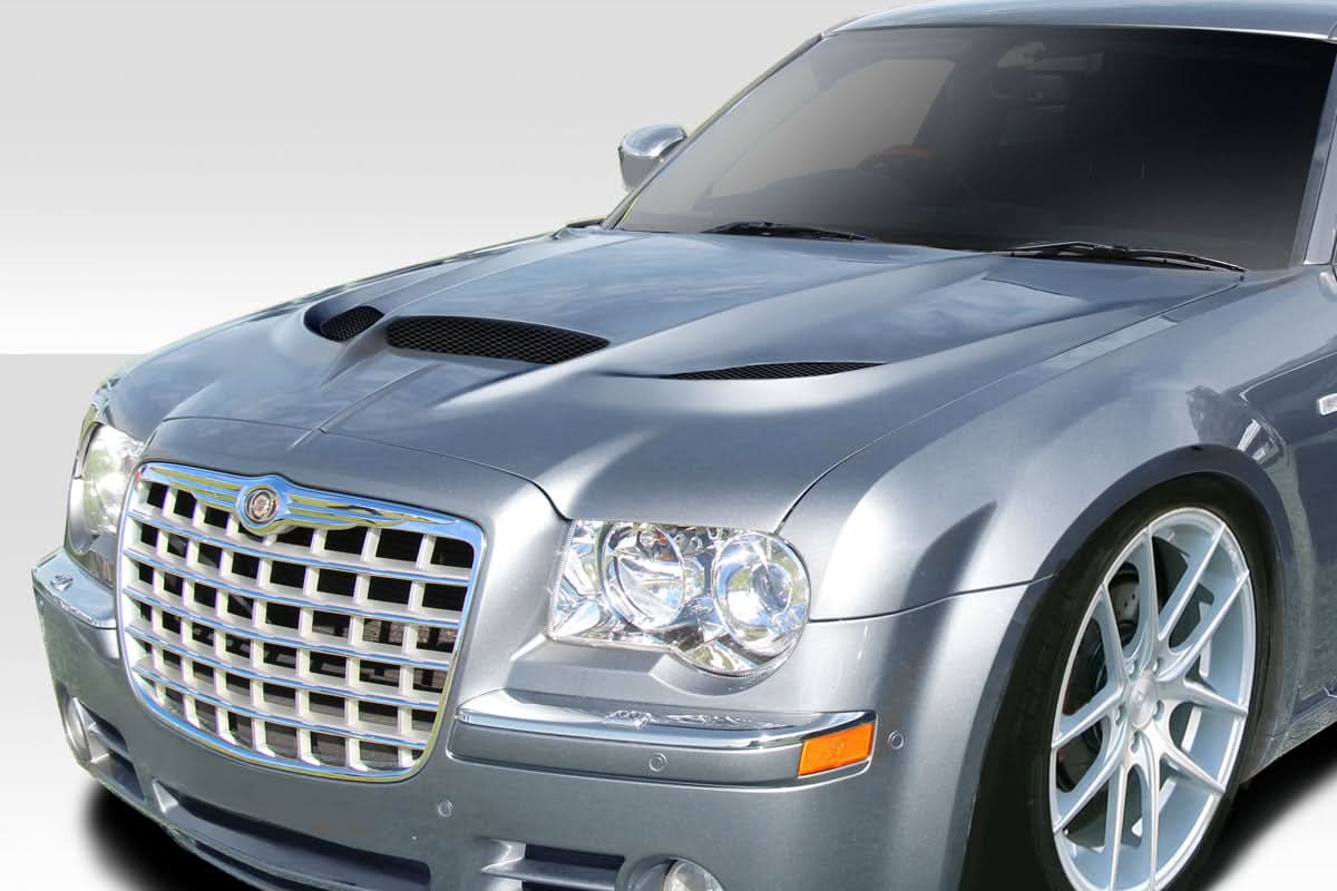 2005-2010 Chrysler 300 Hellcat Look Hood - FRP