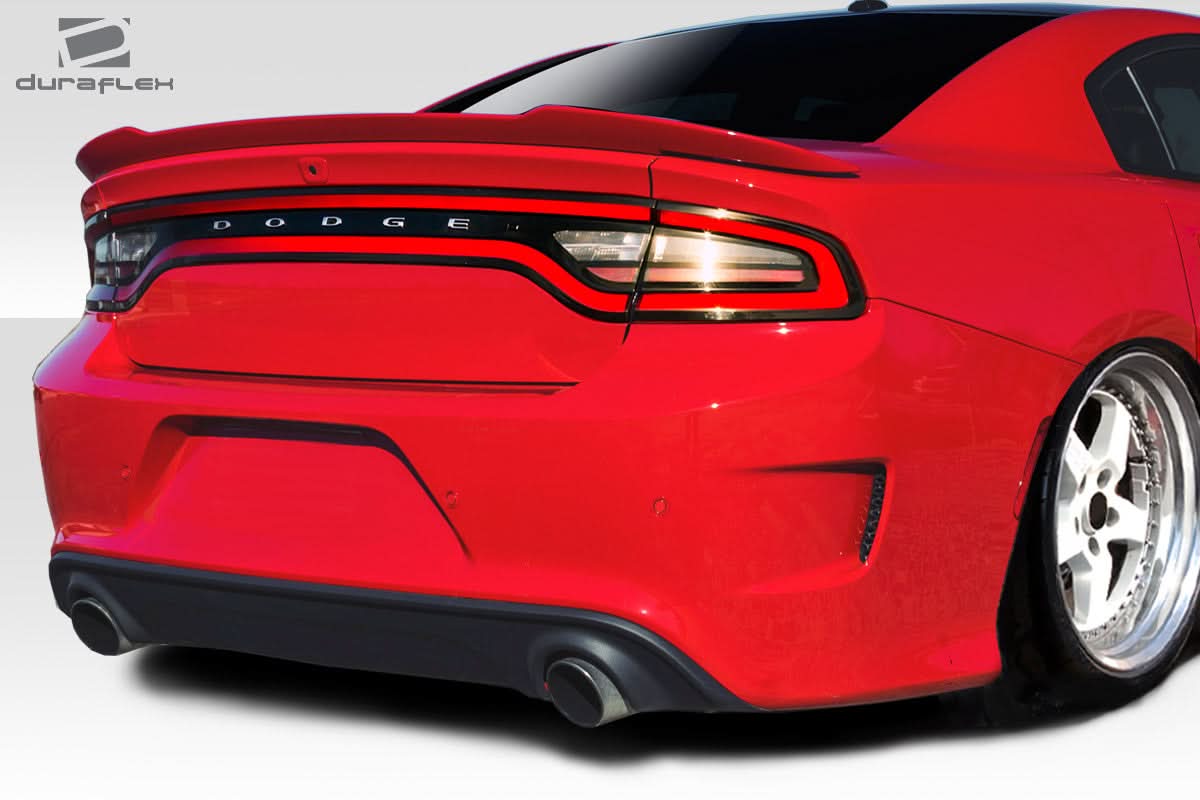 2015-2023 Dodge Charger Hellcat Look Rear Bumper - 1 Piece - FRP